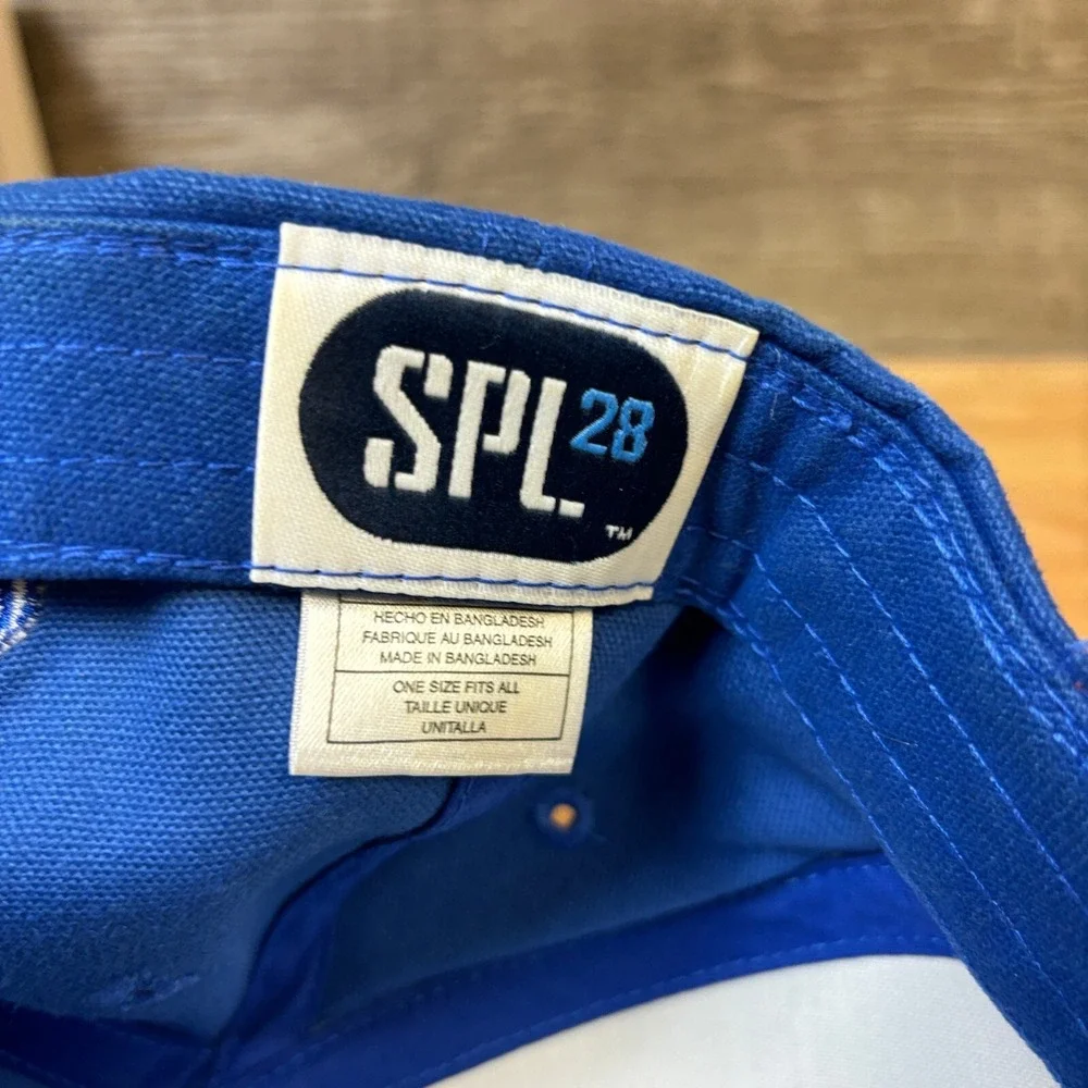 Vintage Buffalo Bills Hat Strap Back Blue NFL Football SPL 28 Sports Specialties